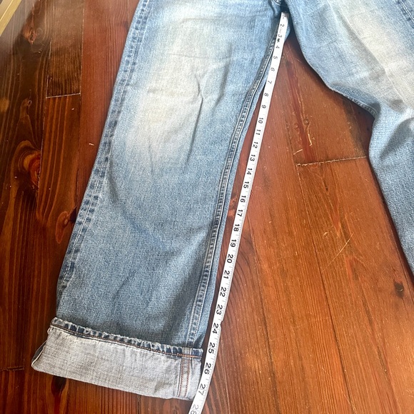 Point Sur 100% cotton denim straight cuffed jeans - size 27 - Picture 11 of 13